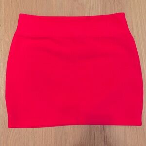 Neon Pink Miniskirt, Size L
